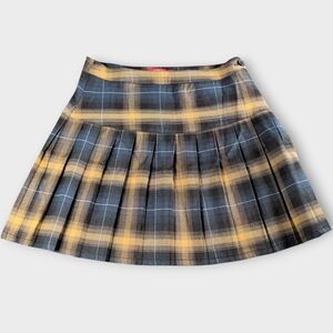 Dickies Plaid Pleated Skirt
